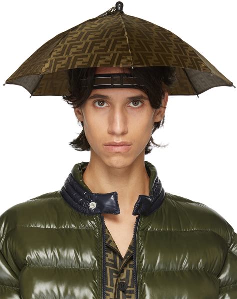 fendi umbrella hat ssense|fendi jewelry.